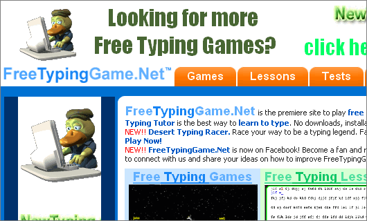 Freetypinggame