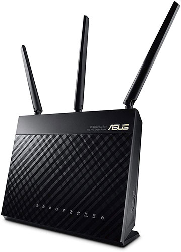 Router WiFi Gigabit băng tần kép Asus RT-AC68U