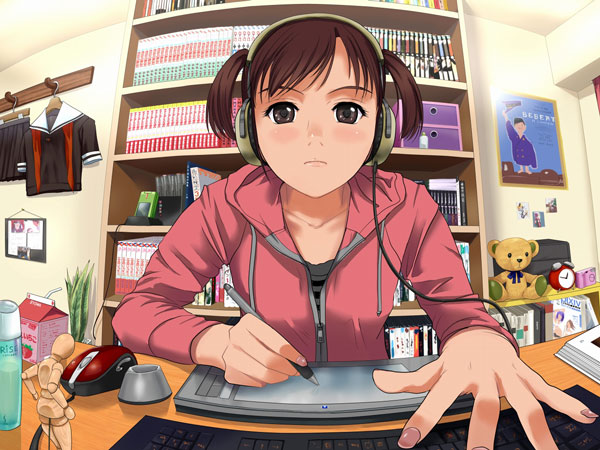 Vẽ nhân vật anime trên máy tính