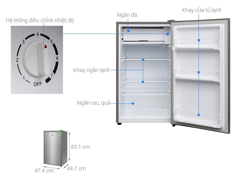 Tủ lạnh Electrolux 85 lít