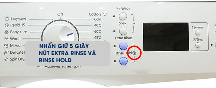 Chế độ vệ sinh lồng giặt của máy giặt panasonic