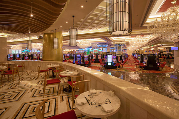 Hệ thống Quầy Bar, Nhà hàng nằm ngay trong Casino