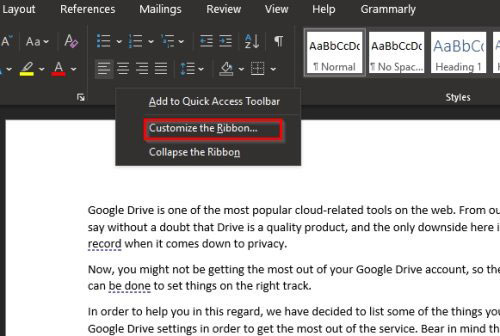 Thêm tab Draw vào Ribbon của Microsoft Office rất đơn giản