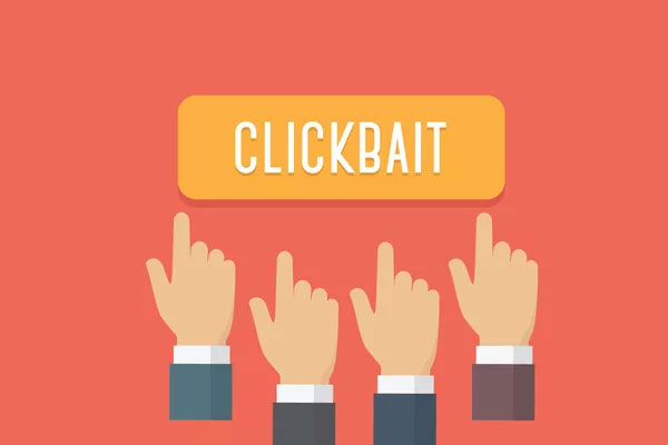 Clickbait nhằm lôi kéo người dùng vào một trang web cụ thể