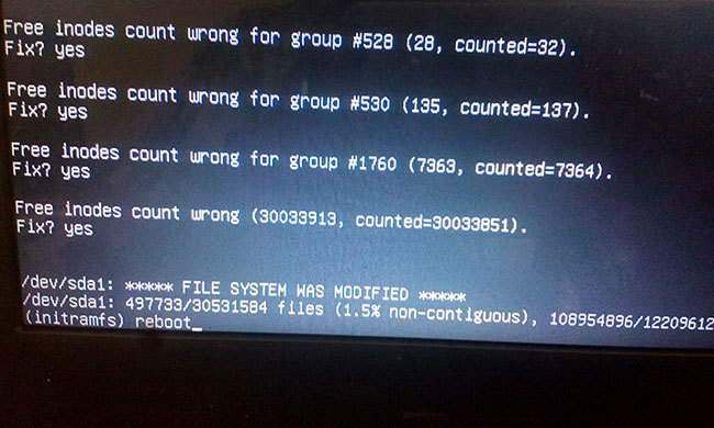Sửa lỗi Busybox Initramfs trong Ubuntu