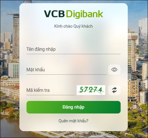 Ứng dụng VCB Digibank Vietcombank