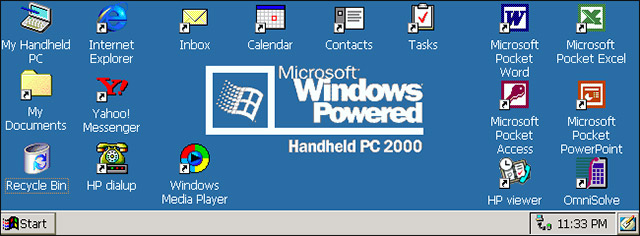 Windows HandHeld PC 2000, dựa trên Windows CE 3.0.