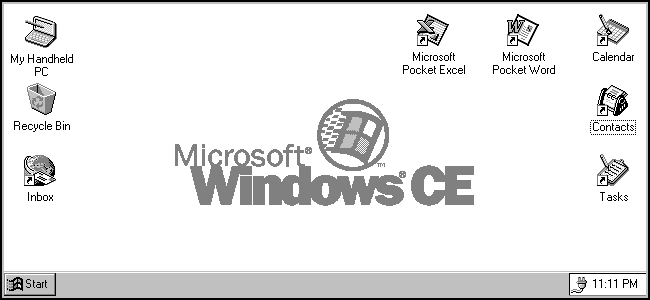 Windows CE 1.0.