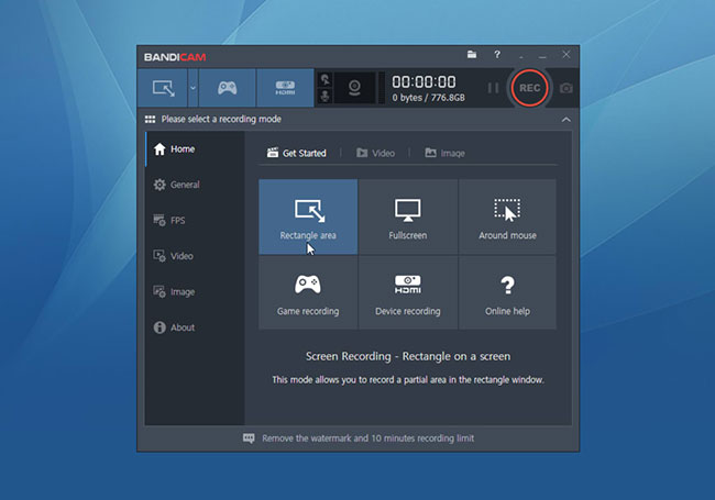 Bandicam là một chương trình ghi màn hình xuất sắc cho Windows